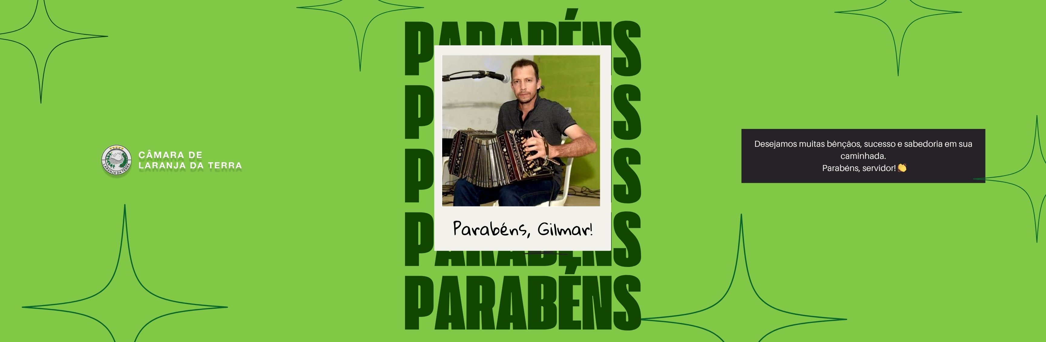 Parabens Servidor!