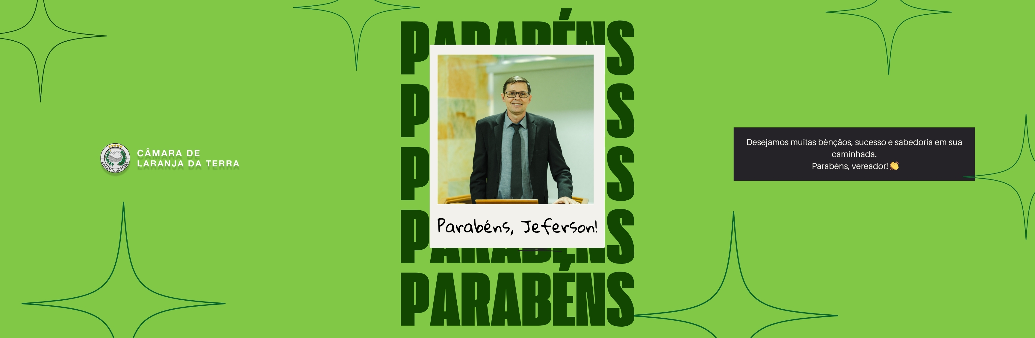Parabéns Jeferson