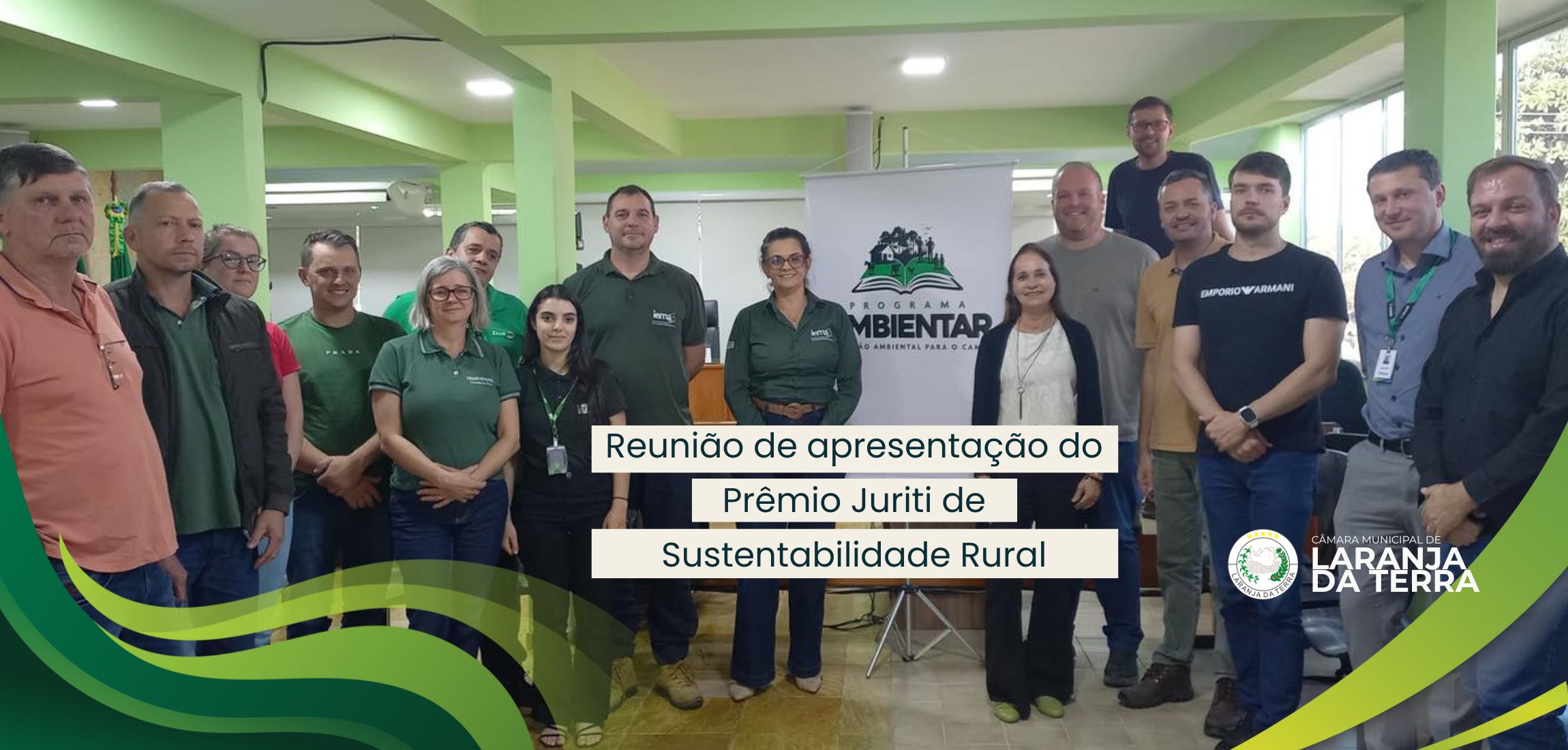 Câmara Municipal realiza reunião de apresentação do Prêmio Juriti de Sustentabilidade Rural