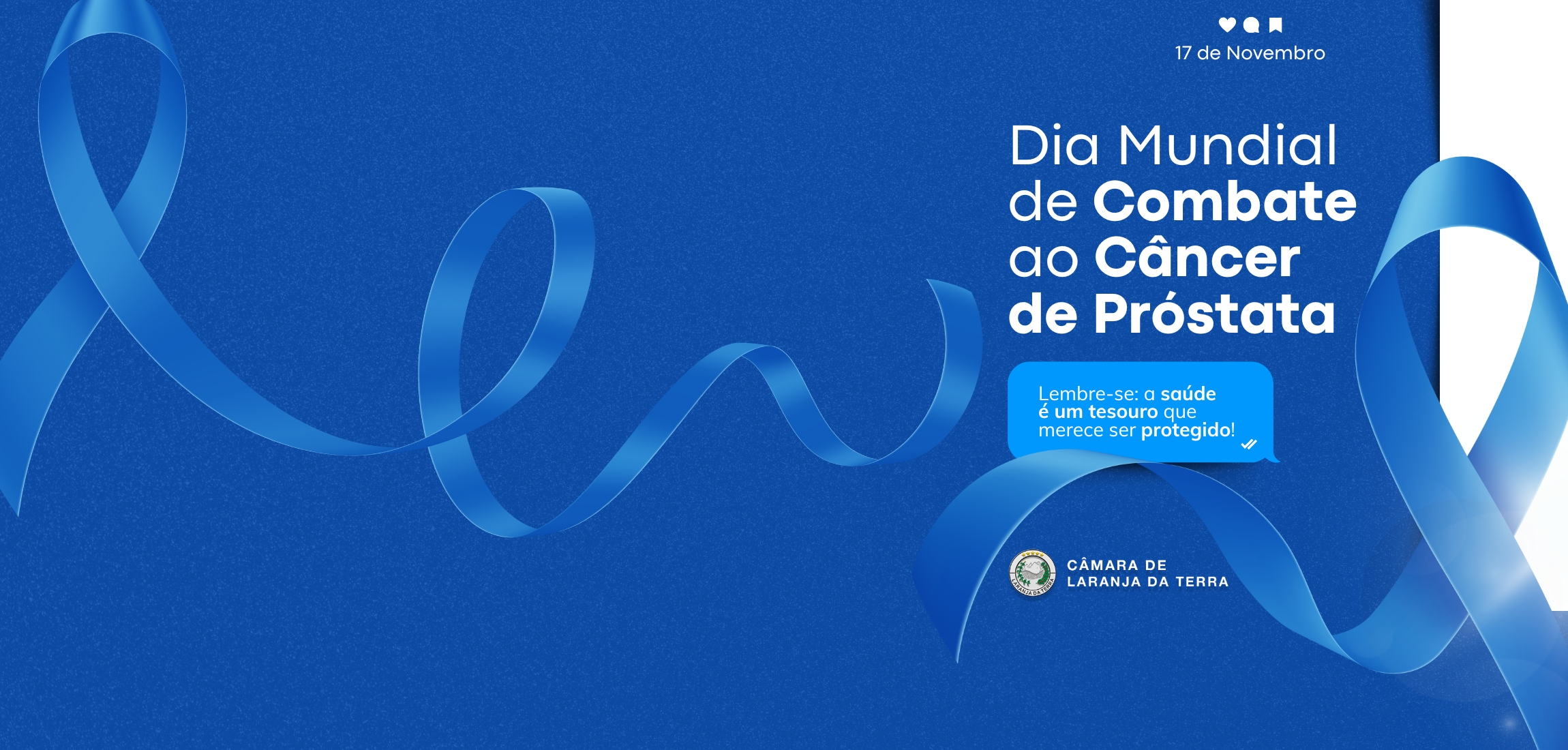 Dia Mundial do Combate ao Câncer de Próstata - 17 de Novembro