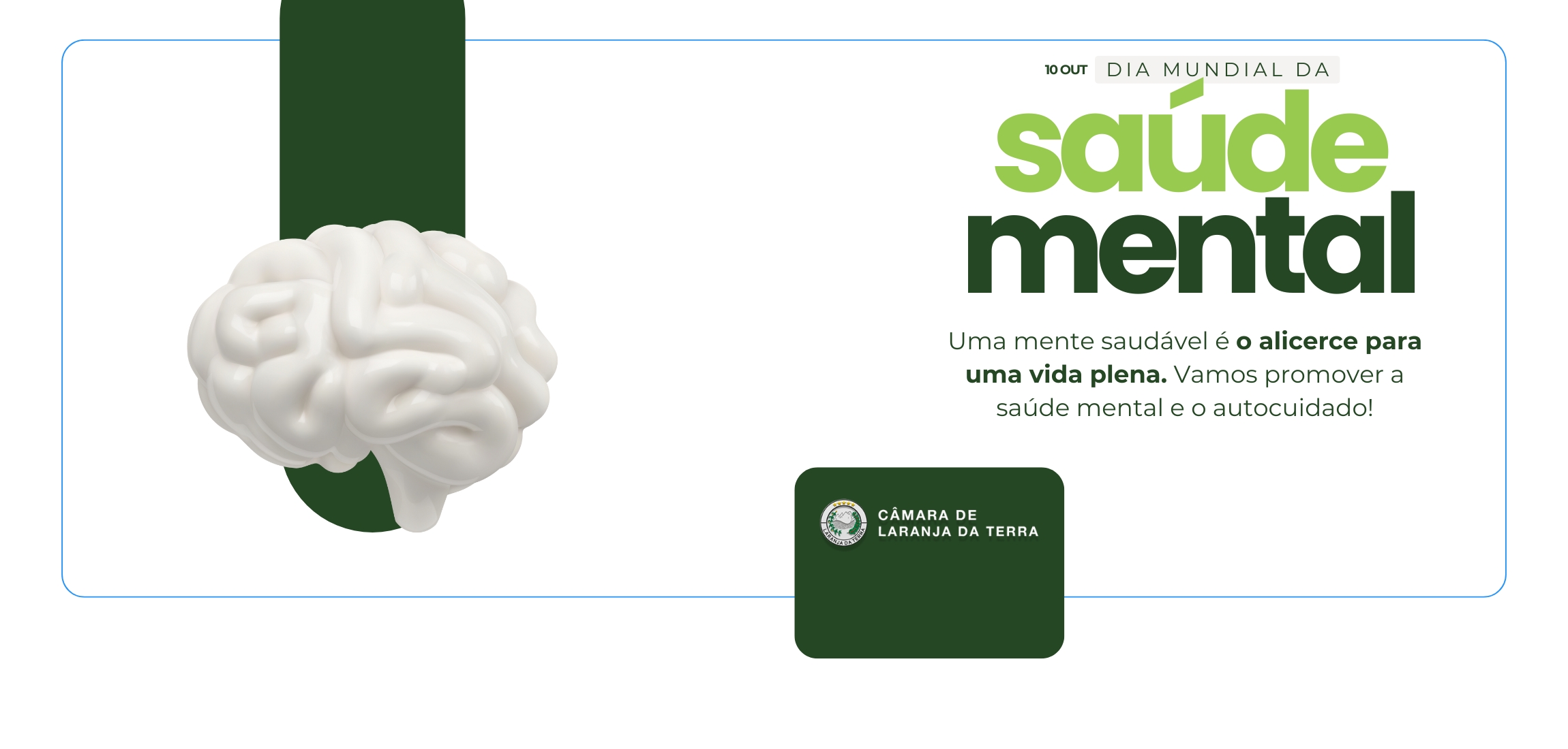 10 de outubro — Dia Mundial da Saúde Mental
