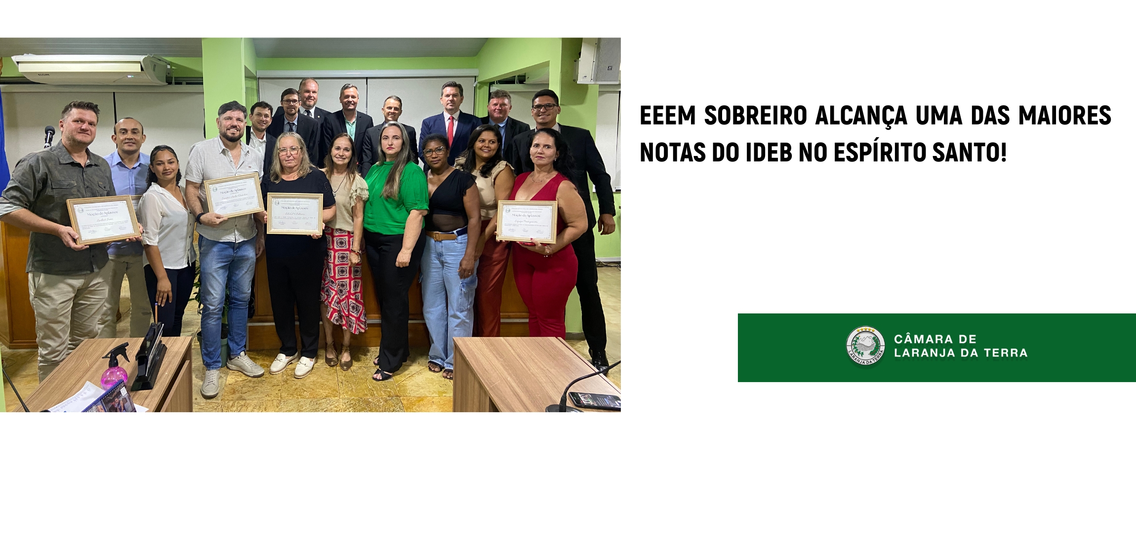 EEEM Sobreiro alcança uma das maiores notas do IDEB no Espírito Santo!